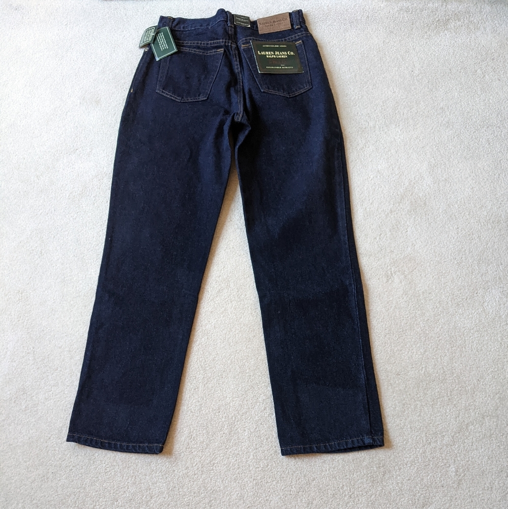 Lauren Jeans Co dark blue jeans NWT size 6 - Picture 2 of 7